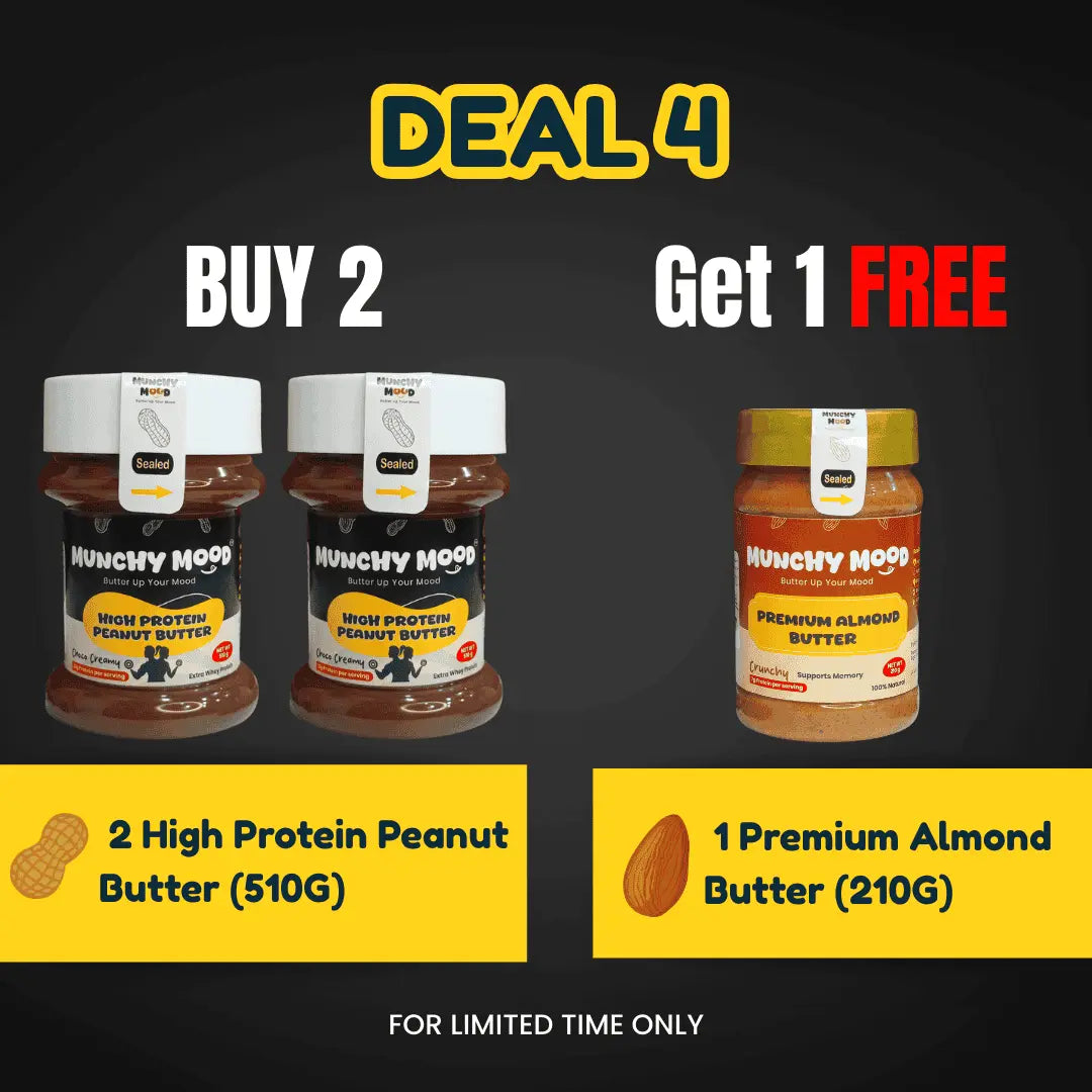 Munchy Mood Deal 4 High Protein Peanut Butter Offer