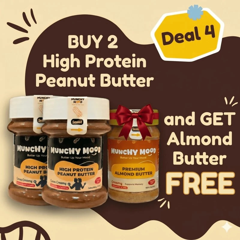 Munchy Mood Deal 4 High Protein Peanut Butter Offer