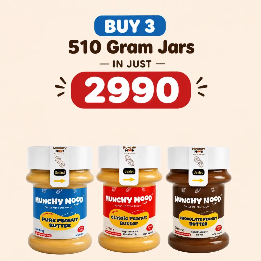 Buy 3  Peanut Butter Jars 510g