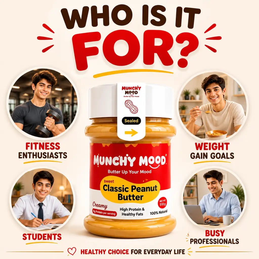 Classic Peanut Butter for fitness enthusiasts students busy professionals and weight gain goals