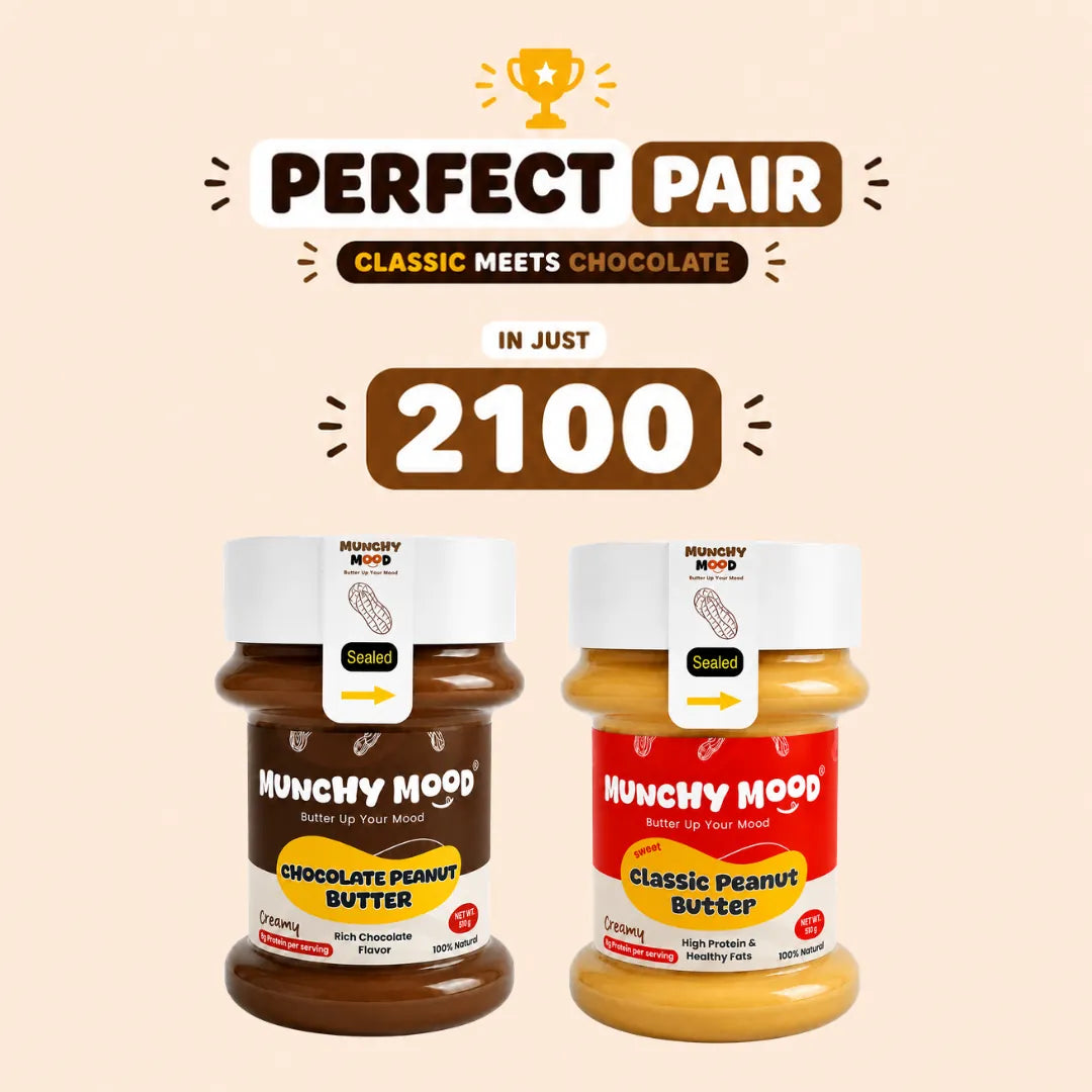 1 Chocolate Peanut Butter 510g and 1 Classic Peanut Butter 510g